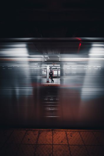 "New York Metro Subjects" by Chris Miralles #fstoppers #Street #urban #Metro #streets #moody #mood #creative #longexposure #longexposure Public Transport Photography, Public Transportation Photography, Aesthetic Street Photography, Transportation Photography, Motion Blur Photography, Urban Photography Portrait, City Shoot, Blur Photography, Motion Photography