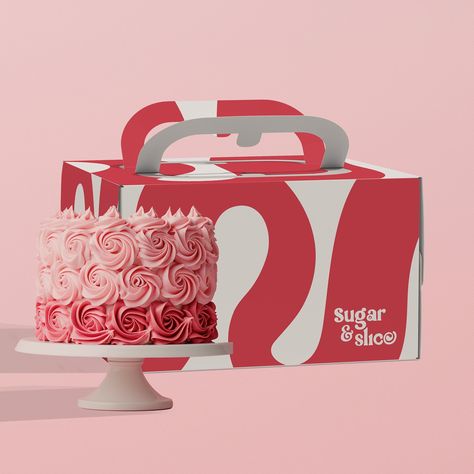 Here’s the cake box packaging design for Sugar and Slice 😋 Inspired by the delightful swirls of frosting, the design captures the joyful movement one feels after savouring a delicious dessert 🧁😍 Ready to take a bite? 😋 ( cake box packaging, cake box design, cake box, packaging design, box packaging design ) #cakebox #cakeboxes #cakeboxpackaging #cakeboxpacking #cakeboxpackagingdesign #packagingdesign #cakeboxbakery Cake Design Packaging, Cake Box Design Packaging Ideas, Cake Box Packaging Design, Cake Packaging Ideas, Cake Box Design, Cake Box Packaging, Packaging Design Box, Joyful Movement, Art Deco Design Graphics