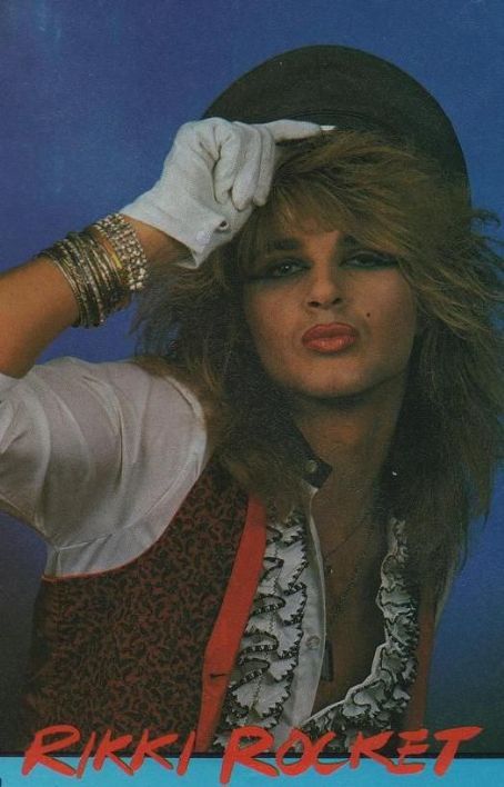 Rikki Rockett (Poison, drums), pucked up with a lipstick heavy duck-face in a very feminine glam moment.  It was pics like this, not just the long hair, that made out parents confused about glam metal gender identities. Poison The Band, Rikki Rockett, Poison Rock Band, Bret Michaels Poison, 80s Glam Rock, Hair Metal Bands, 80s Hair Bands, Bret Michaels, 80s Hair