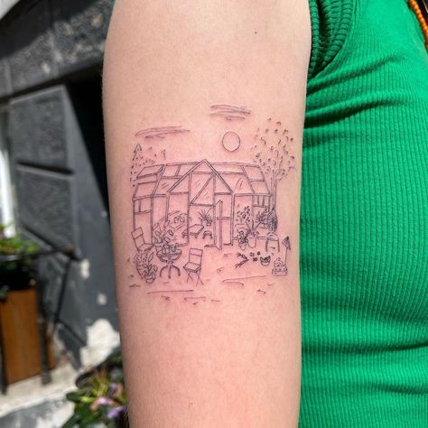 Greenhouse Tattoo, Still Life Tattoo, Beautiful Tattoo, Sun Is Shining, Life Tattoos, Beautiful Tattoos, Bentley, A A, Triangle Tattoo