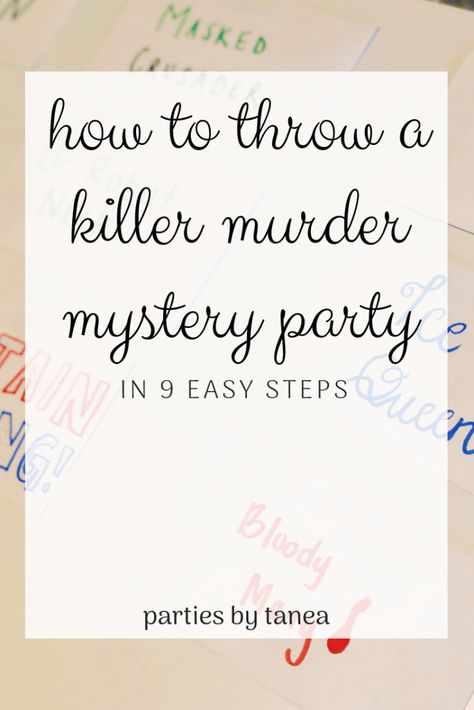 Hosting A Mystery Dinner Party, Whos The Killer Party Game, Clue Night Party Ideas, Who Dunnit Party, Real Life Clue Game Mystery Parties, Who Done It Mystery Party, Simple Party Games For Adults, Fun Events To Host, Clue Party Theme