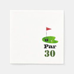 Golf 30th Birthday Par tee thirty party Golf 30th Birthday, Thirty Party, Par Tee, Golf Digest, Gifts For Golfers, Party Napkins, Golf Gifts, Golf Accessories, Golfers