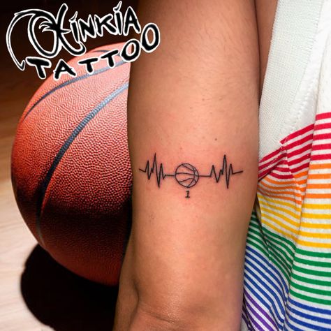 Ball Is Life Tattoo, Basketball Tattoos Ideas For Women, Small Basketball Tattoos, Basketball Tattoo Ideas, Basketball Tattoos, Arm Tattoos For Guys Forearm, Saturn Tattoo, Tattoo Catalog, Simple Tattoos For Women