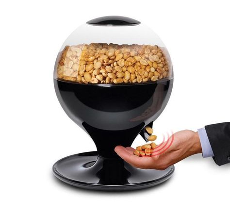 Motion-Activated Candy Dispenser Battery Powered Candy Nut Storage Jar Container Snack Dispenser, Bubble Gum Machine, Treat Dispenser, Food Dispenser, Candy Dispenser, Concession Stand, Candied Nuts, Gumball Machine, Chefs Kitchen