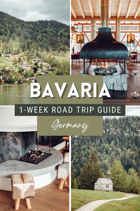 Looking for the perfect road trip destination? Look no further than Bavaria! This beautiful German region has something for everyone, from picturesque villages to hidden lakes and impressive mountains. Here are our top tips for planning the perfect 1-week Bavaria road trip. | bavaria germany | vacation tips | bavaria aesthetic | bavarian culture | bavaria travel guide | bavaria bucket list | bavaria road trip itinerary | bavaria things to do | wanderlust inspiration Bavarian Culture, Bavaria Travel, Germany Travel Destinations, Road Trip Photography, Germany Travel Guide, Germany Vacation, Road Trip Map, Road Trip Packing List, Road Trip Europe