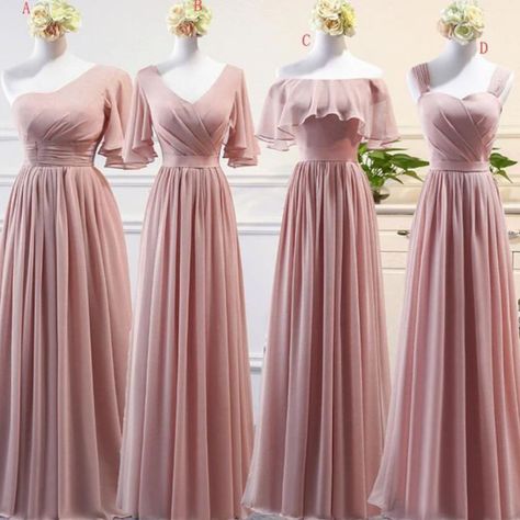 Simple Wedding Party Dress, Simple Wedding Party, Mens Prom, Prom Attire, Bridesmaid Dresses 2018, Dresses Beautiful, Cheap Bridesmaid, Bridesmaid Dress Styles, Pink Bridesmaid Dresses