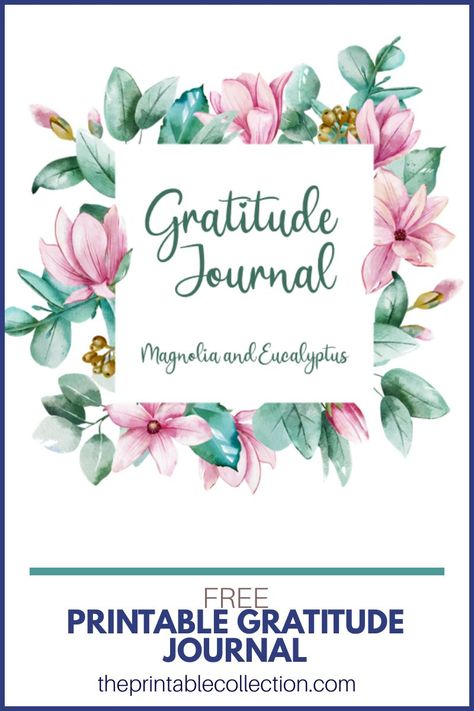 Free Printable Gratitude Journal - Express your gratitude every day with this journal. Write down all the things you are grateful for: people, places, moments. In this free daily gratitude journal printable, you have the days of the week on 2 pages spread. The last page has a quote about life you can frame to decorate your house. | The Printable Collection Organizer Printables, Writing Journal Covers, Relief Society Crafts, Daily Planner Book, Printable Gratitude Journal, Gratitude Journal Printable, Scripture Images, Quote About Life, Daily Gratitude Journal