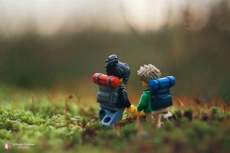 Lego Outdoor, Lego Aesthetic, Lego Movie Characters, Lego Pics, Lego Display Ideas, Lego Wallpaper, Miniature Photography, Toy Photography, Lego Photo