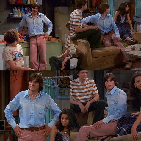 2x4 Laurie and the Professor Michael Kelso Outfit, That 70s Show Outfits Men, Kelso That 70s Show Outfits, Kelso Outfits, Thats 70 Show Outfit, Kelso That 70s Show, That 70s Show Outfits, That 70s Show Aesthetic, 70s Show Outfits