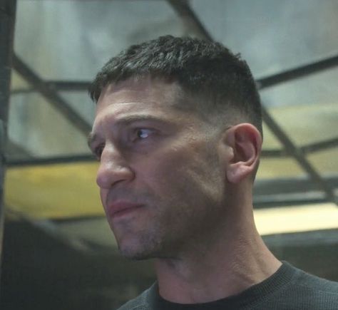 Jon Bernthal Haircut, Frank Castle Haircut, The Punisher Haircut, Punisher Haircut, Jon Berthnal, Jon Bernthal Punisher, John Bernthal, Very Short Hair Men, Crew Cut Haircut