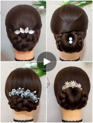 Stylish Bun Hairstyles, Stylish Bun, Simple Hairstyle, Hairstyles Tutorial, Easy Bun Hairstyles, Simple Hairstyles, Hair Bun Tutorial, Hairstyles For Girls, Braid Out