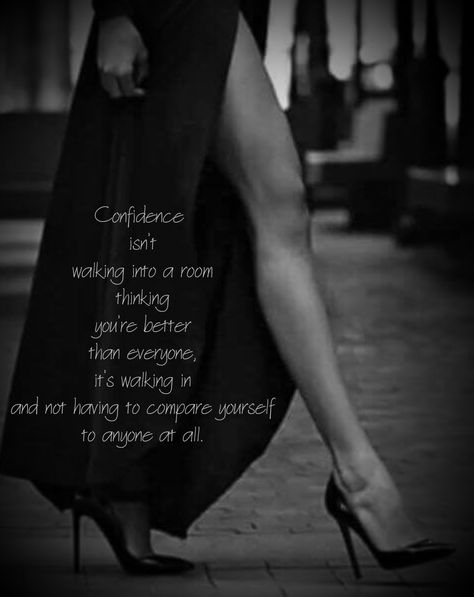 Confidence Isn't Walking Into A Room, How To Walk Confidently, Walk With Confidence, Walking Quotes, Better Than Everyone, Quiet Confidence, Independent Woman, Brunette Woman, Fashion Photography Poses