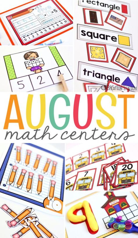 Addition Preschool, Math Inspiration, Centers For Preschool, Math Kindergarten, Numbers Counting, Math Centers Kindergarten, Preschool Centers, Kindergarten Curriculum, Homeschooling Resources