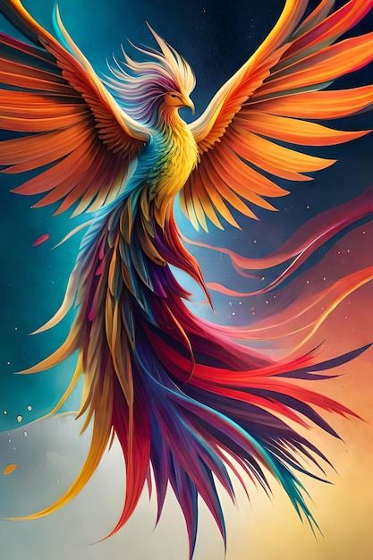 El ave fénix es un símbolo de fuerza y l... | Premium Photo #Freepik #photo #fenix #pegaso #alas #vectoriales Cruz Tattoo, Phoenix Artwork, Phoenix Images, Dream Catcher Art, Eagle Wallpaper, Phoenix Art, Mandala Art Therapy, Phoenix Bird, Fire Bird