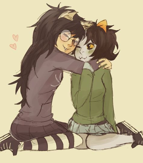 Homestuck Trickster, Jade Harley, Homestuck Characters, Baby Hug, Home Stuck, I Luv U, Homestuck, Ship Art, Jade