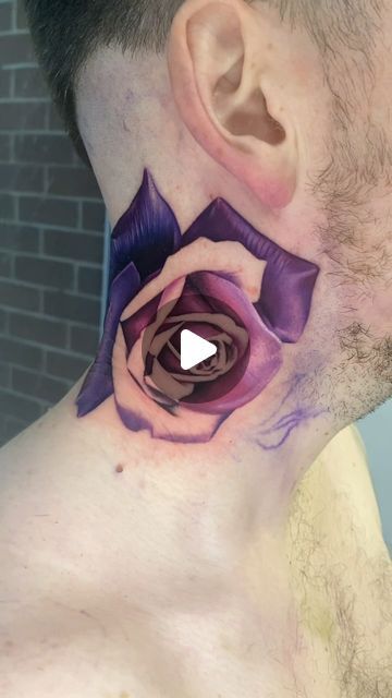 Half coloured purple rose tattoo.
I love it in this stage with the blank spaces 💜 Purple Rose Tattoo, Rose Neck Tattoo, Purple Rose Tattoos, Good Tattoo, Bad Haircut, Botanical Tattoo, Realism Tattoo, Oil Painters, Purple Rose