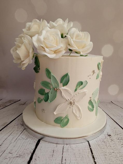 #weddingcake #palletknife #sugarroses #handmade #sugarpaste #sugarflowers #ganache #saracino #saracinopastabouquet #cakesdecor #cake #cakedecorating #cakeart #cakedecor #cakesdecor Sugar Rose, Flowers Cake, Rose Cake, Gorgeous Cakes, Sugar Flowers, Pretty Cakes, 2nd Birthday, Wedding Cake, Wedding Cakes