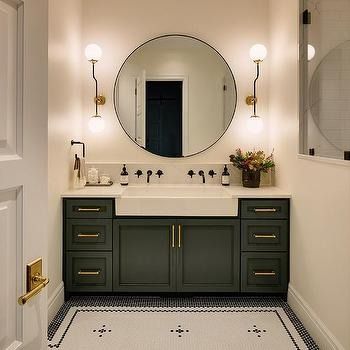 Vintage Penny Tile Bathroom Floor Design Ideas Vintage Penny Tile, Penny Tile Bathroom Ideas, White Penny Tile Bathroom, Penny Tile Bathroom, Penny Tile Bathroom Floor, Penny Tiles Bathroom, Floor Design Ideas, Tile Bathroom Floor, Penny Tile