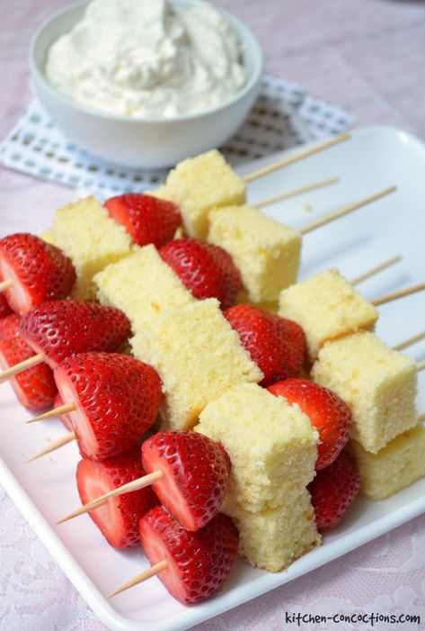 Pink and Gold Baby Shower and Strawberry Shortcake Skewers Strawberry Shortcake Skewers, Strawberry Shortcake Baby, 1st Birthday Foods, Baby Shower Food Ideas, Themed Baby Shower Ideas, Sweet Baby Shower Ideas, Picnic Baby Showers, Jordan Baby Shower, Pink And Gold Baby Shower