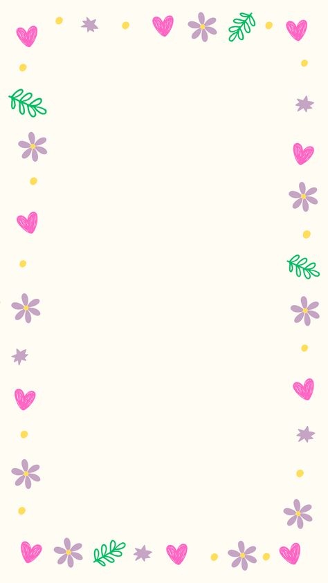 Pastel daisy instagram and phone wallpaper. Follow for more like this! Watercolor Phone Wallpaper, Teacher Wallpaper, Pinterest Graphics, Kids Background, Arte Van Gogh, Powerpoint Background Design, Instagram Frame Template, Borders And Frames, Instagram Frame