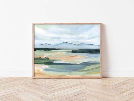 Abstract Mountain, Acrylic Landscape, Ski Town, Landscape Art Print, Landscape Paintings Acrylic, Botanical Collection, Mountain Wall Art, Mountain Paintings, Landscape Walls