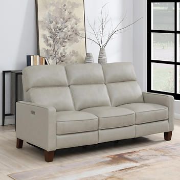 Sofa Bed For Small Spaces, Fabric Sofa Design, Family Room Lighting, Compact Sofas, Family Room Makeover, Sofas For Small Spaces, Power Reclining Loveseat, Reclining Loveseat, Leather Reclining Sofa