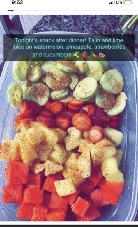 Eating Healthy, Lunch Ideas, Lime Juice, Meal Prep, Watermelon, Pineapple, Healthy Eating, Snacks, Drinks