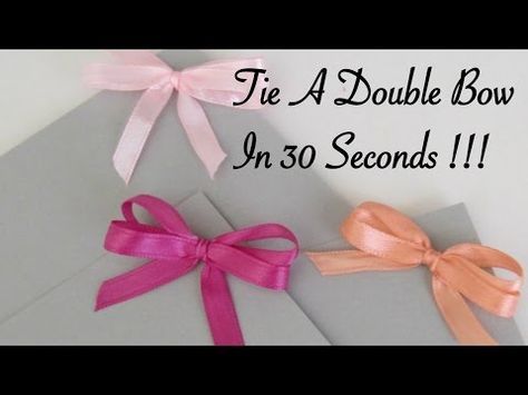 Make A Bow With Ribbon, Bow With Ribbon, Hello Craft, Bow Making Tutorials, Homemade Bows, Make A Bow, How To Tie Ribbon, Bows Diy Ribbon, Paper Craft Tutorials