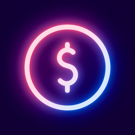 Currency social media icon vector in pink neon style | free image by rawpixel.com / Ning Neon App Icons, Price Icon, Neon Symbol, Camera Clip Art, Social Media Icons Vector, Neon Icons, Banks Icon, Instagram Money, Japanese Wallpaper Iphone