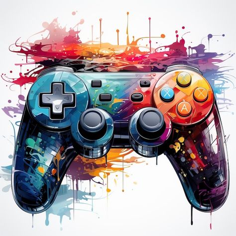 Gamer Backgrounds Wallpapers, Gamer Painting, Gamer Backgrounds, Gamer Graphics, Gamer Vibes, Gamer Sublimation, Gaming Bedroom, Sublimation Ideas Projects Inspiration, Background Watercolor