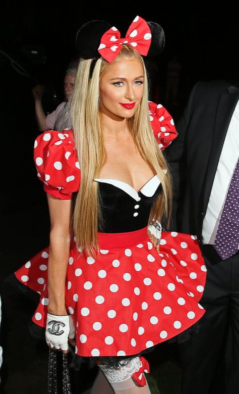 Pin for Later: When It Comes to Halloween Costumes, Paris Hilton Has a Sexy Formula Sexy Minnie Mouse, 2014 Hollywood Halloween Costumes, Halloween Costumes Pictures, Most Popular Halloween Costumes, 2015 Halloween Costumes, Popular Halloween Costumes, Halloween Costumes 2016, Minnie Mouse Costume, Celebrity Halloween Costumes, Disney Halloween Costumes