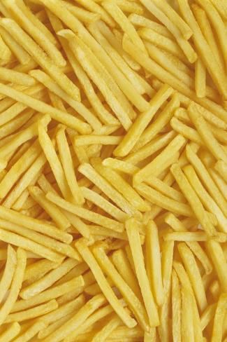 size: 24x16in Photographic Print: Shoestring French Fries (Full Frame) by Foodcollection : Shoestring French Fries, Beef Burger, Food Goals, Full Frame, Interesting Food Recipes, French Fries, Junk Food, Snakes, Food Inspiration