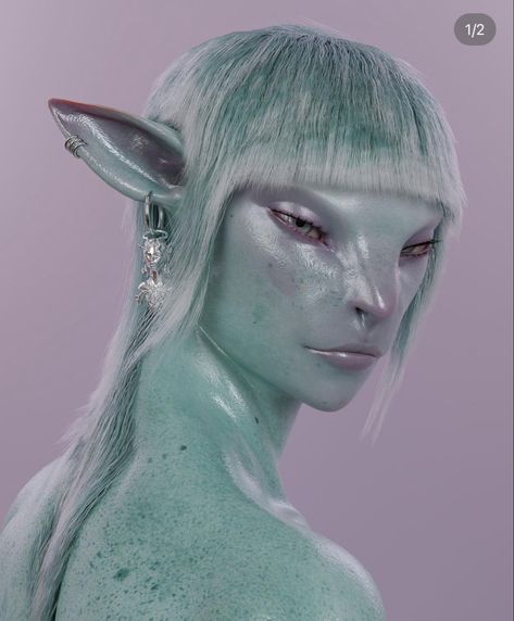 Alien Girl, Alien Character, Arte Alien, Alien Concept, Alien Concept Art, Alien Creatures, Alien Art, Drawing Set, Arte Fantasy