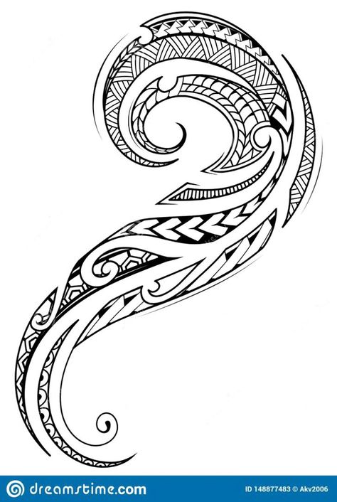 Maori Tattoo Frau, Polynesian Tattoo Sleeve, Unalome Symbol, Polynesian Tattoos Women, Free Tattoo Designs, Polynesian Tattoo Designs, Maori Tattoo Designs, Tattoo Outline Drawing, Maori Designs