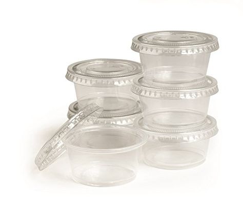 Bahoki Essentials 125 Sets of Condiment Containers with L... Rum Party, Jello Shot Cups, Condiment Containers, Differentiated Kindergarten, Teaching Handwriting, Jelly Shots, Dessert Containers, Dessert Cup, Jello Shot