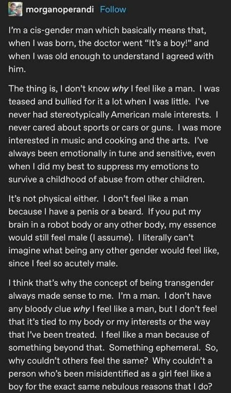 Trans Men Are Men Quotes, Transfemme Aesthetic, Ftm Quotes, Ftm Aesthetic, Trans Quotes, Lgbtq Stuff, Perfect Sense, Faith In Humanity, Text Posts