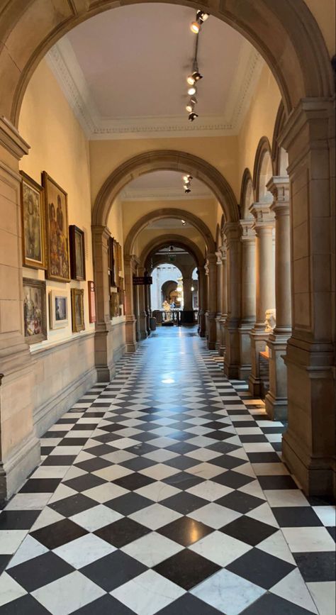 Fancy Private School, Boarding School Aesthetic, High School Design, Glasgow University, Private High School, Classic Building, School Interior, Museum Architecture, College Campus