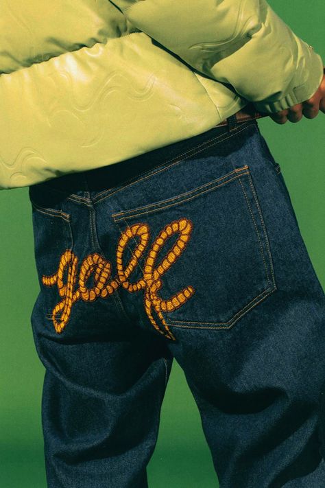 Golf Wang Clothes, Golf Wang Outfit, Celebrity Style Icons, Golf Wang, Winter Lookbook, Leather Outerwear, Mens Outfit Inspiration, Clothing Details, Clothing Logo