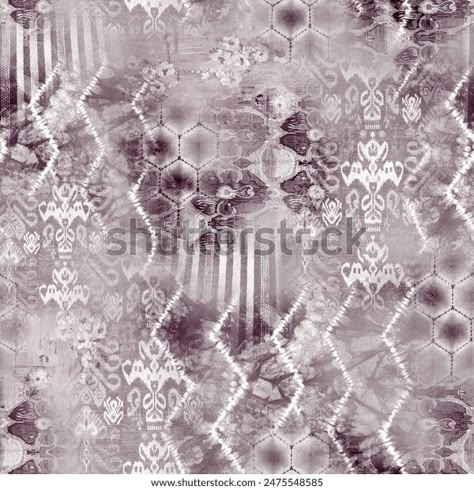 Flower Pattern Multicolor Texture Pattern Illustration Stock Illustration 2475548585 | Shutterstock Zometrical Pattern, Negative Pattern, Jometrical Design Allover, Shutterstock Allover Design, Digital Print Textiles, Abstract Seamless Patterns, Shutterstock Vector Pattern Textiles, Mughal Flower All Over Pattern, Flower Texture