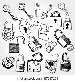 Cool Patterns To Draw, Padlock Tattoo, Lock Tattoo, Key Drawings, Locks And Keys, Key Tattoo, Shrink Art, Hand Lettering Alphabet, Artist Sketchbook