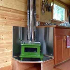 Tiny Wood Stove, Small Wood Stove, Small Stove, Tiny House Swoon, Mini Loft, Rocket Stoves, Tiny Spaces, Earthship, Tiny House Living