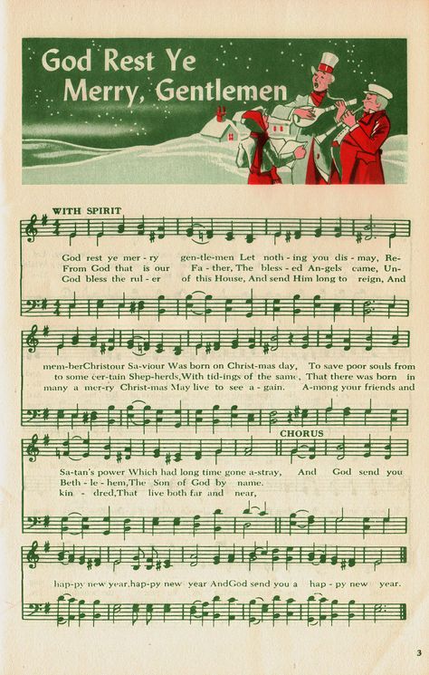 God Rest Ye Merry, Gentlemen Free Christmas Printables Vintage, Free Christmas Music, Merry Gentlemen, God Rest Ye Merry Gentlemen, Christmas Songs Lyrics, Sheet Music Crafts, Hymn Music, Christmas Photo Album, Hymns Lyrics