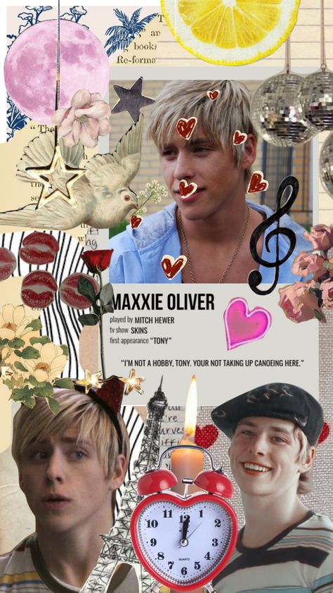 Maxxie Skins, Maxxie Oliver, Mitch Hewer, Chris Miles, Cassie Skins, Skins Uk, 1% Wallpaper, Create Collage, Music Poster