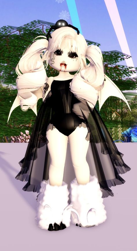 Living Doll Royal High, Your Oc Turned Evil Royal High, Royale High Outfits Ideas Halloween, Cute Royal High Halloween Outfits, Scarecrow Royale High, Matching Royale High Halloween Outfits, Royale High Gothic Wardrobe, Royalloween Royale High, Gothicutie Royale High Set