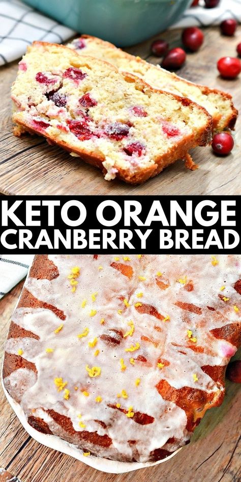 Orange Cranberry Bread, Keto Cranberry, Cranberry Bread Recipes, Cranberry Chicken Salad, Almond Flour Bread, Orange Bread, Cranberry Orange Bread, Cranberry Orange Muffins, Orange Extract