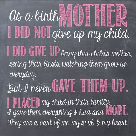 Birth Mother Quote by Terra Cooper #openadoption #birthmother #adoption #adoptivemother #adoptionrocks #birthmom #birthmomstrong Birth Mother Quotes, Step Parent Adoption, Private Adoption, Adoption Resources, Adoption Quotes, Adoptive Mom, Open Adoption, Adoptive Mother, Foster Care Adoption