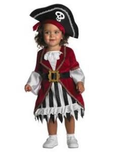 Pirate Princess Infant Halloween Costume | Flickr - Photo Sharing! Toddler Girl Pirate Costume, Toddler Pirate Costumes, Pirate Costume Kids, Pirate Girl Costume, Party City Costumes, Pirate Princess, Girl Pirates, Costume Carnaval, Baby Costumes Girl