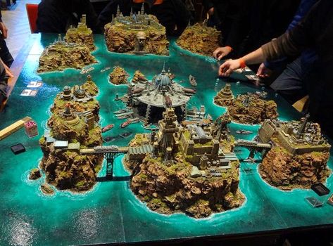 Brent: Terrain... Couldn't Be More Important! | Wargames, Warhammer & Miniatures News: Bell of Lost Souls Dystopian Wars, Dnd Crafts, Wargaming Table, Warhammer Terrain, 40k Terrain, Miniature Gaming, Game Terrain, Wargaming Terrain, Miniature Wargaming