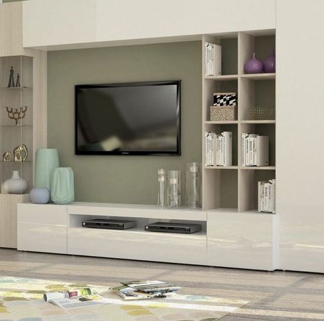 Tv Shelving, Shelf Kitchen Cabinets, Glass Shelves Kitchen, Wall Units, Media Wall, Living Room Tv, Wooden Shelves, Wall Unit, Entertainment Unit