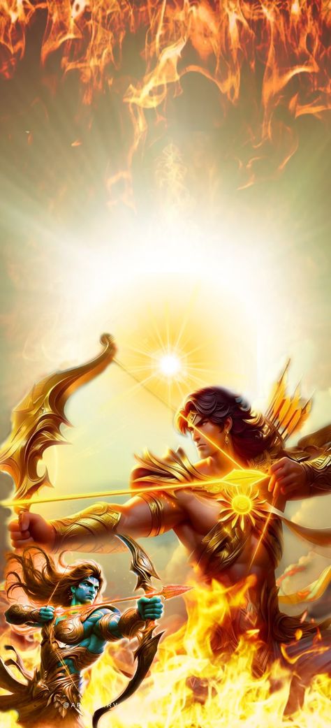 Surya Putra Karna Hd Wallpaper, Mahabharat Karna Wallpapers, Karna Mahabharata Wallpaper, Angraj Karna, Mahabharat Images, Mahadev Parvati, Warrior Concept Art, Radha Painting, Sanatana Dharma